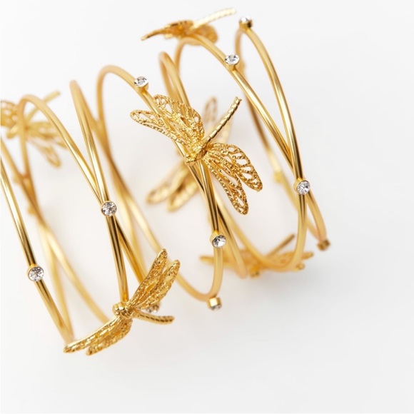 Zara Jewelry - Zara limited edition dragonfly bracelet
